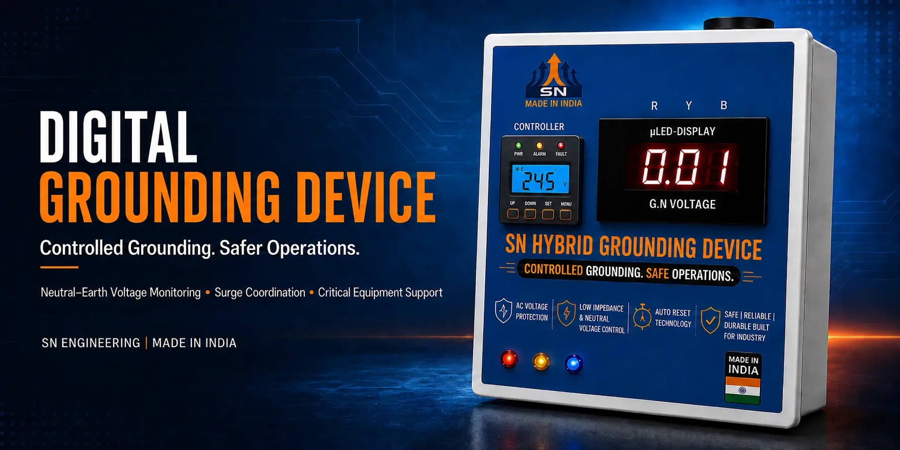 SN Hybrid Grounding Device by SN Engineering with Digital Grounding Device category banner